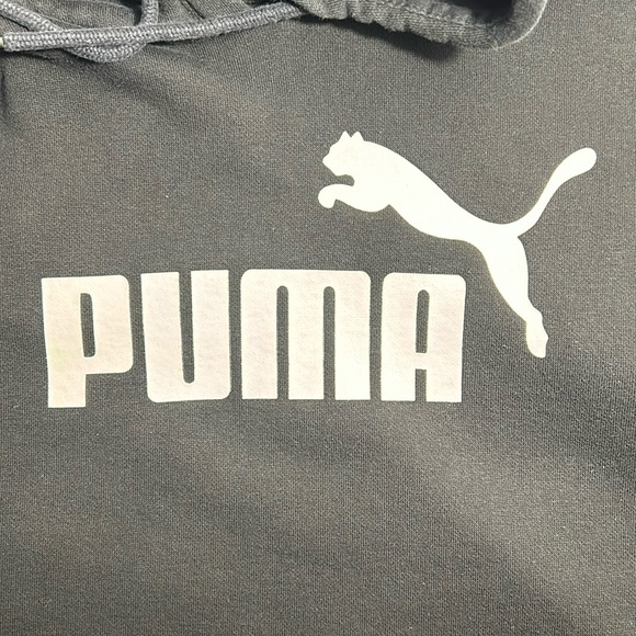 Puma Essentials Cropped Logo Hoodie Women’s Black US Size XS - Picture 6 of 13